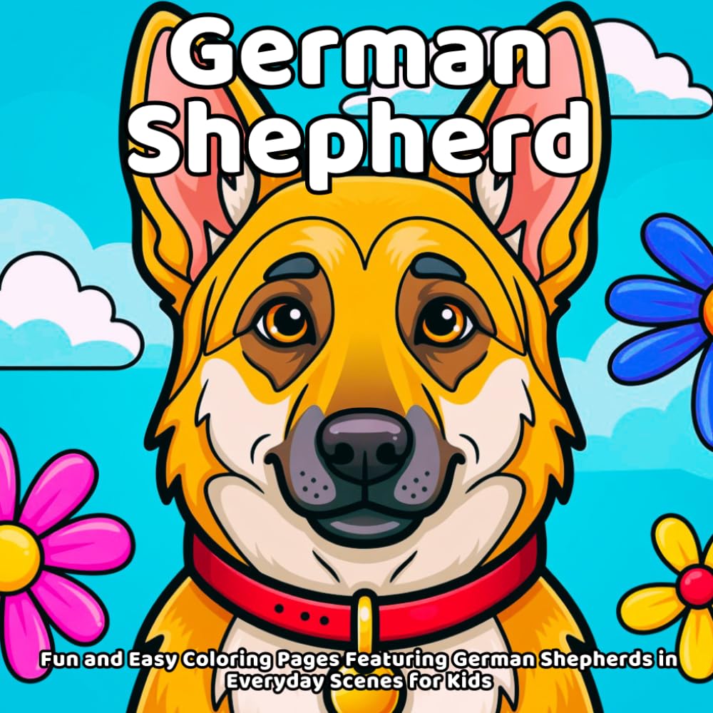ler totalmente German Shepherd Coloring Book: Fun and Easy Coloring Pages Featuring German Shepherds in Everyday Scenes for Kids