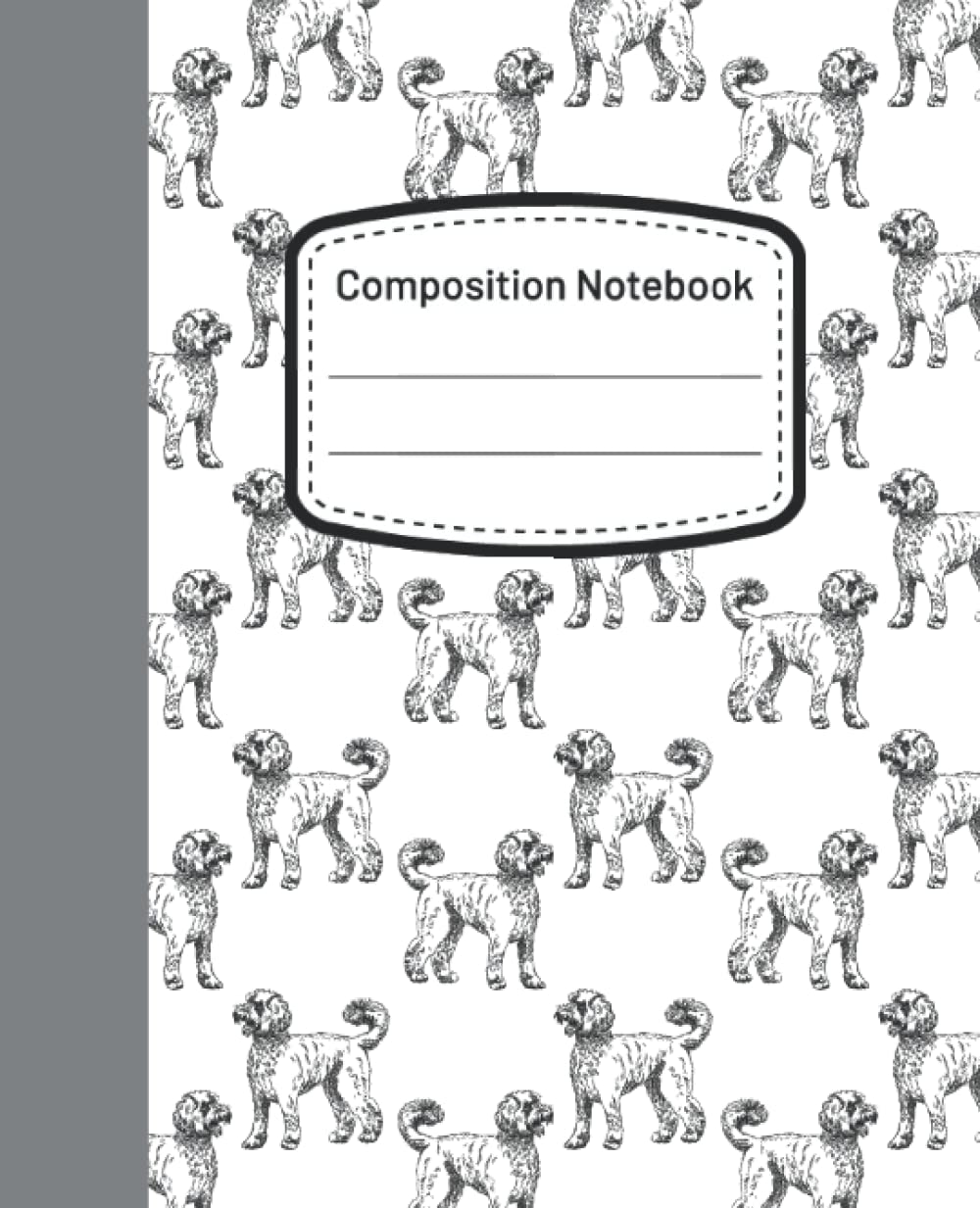 Composition Notebook with Oodles of Labradoodles | 7.5" x 9.25" Wide Ruled 100 page Notebook baixar livro de graça