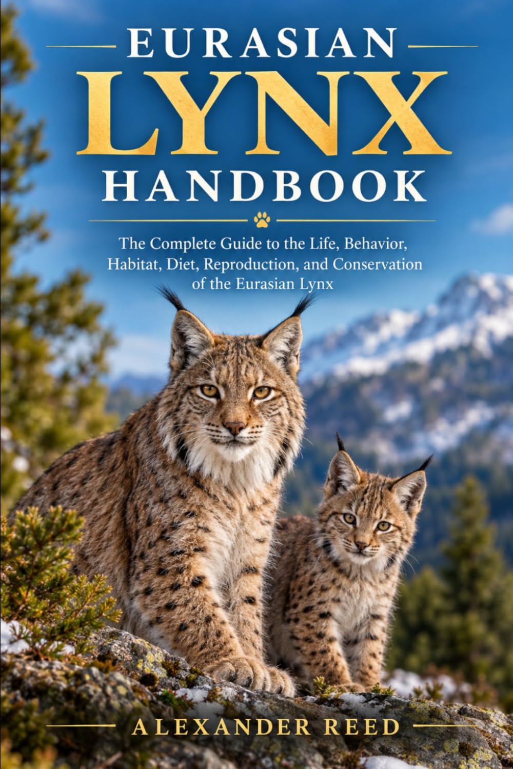EURASIAN LYNX HANDBOOK: The Complete Guide to the Life, Behavior, Habitat, Diet, Reproduction, and Conservation of the Eurasian Lynx