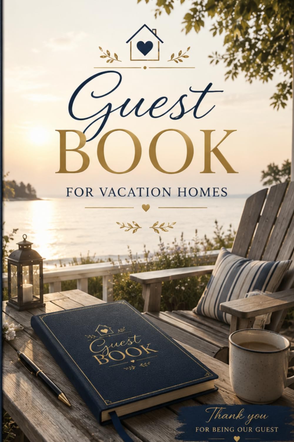 Guest Book for Vacation Homes: Guestbook for Beach Houses, Lake Houses, Cabins, Cottages and Weekend Getaways baixar livro de graça