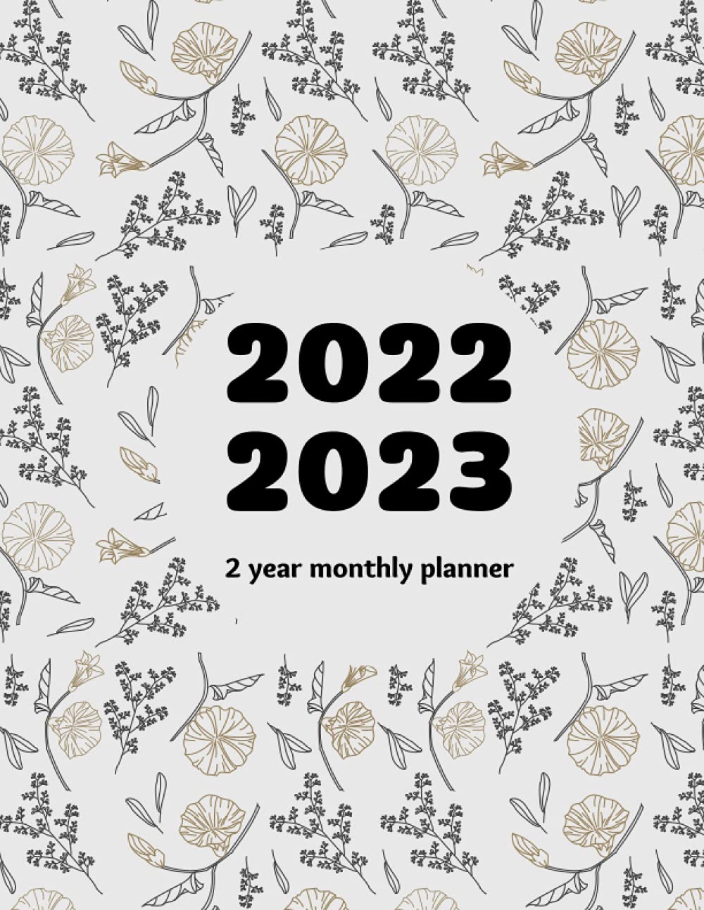 capítulo por capítulo baixar 2 Year Monthly Planner 2022-2023: Large Two Year Planner 24 Months 8.5"x11" I Monthly Spreads (2 Pages per Month) Contacts Log,Birthday Log and Password Log