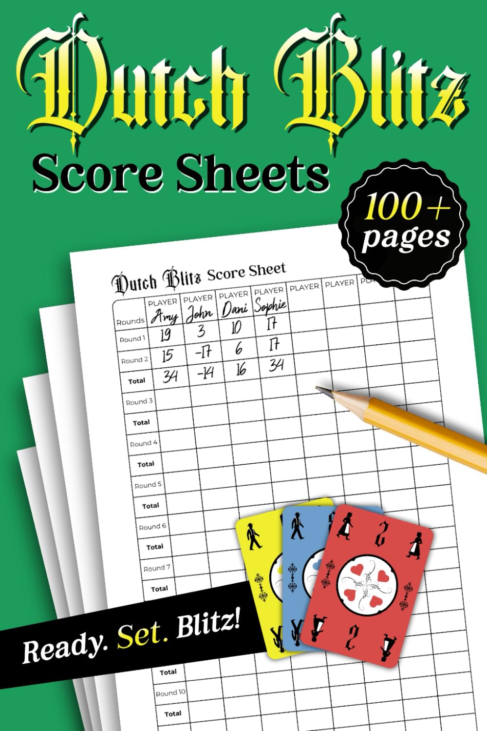 Dutch Blitz Score Sheets: 100+ Pages For Scorekeeping (6x9) baixar o livro de graça