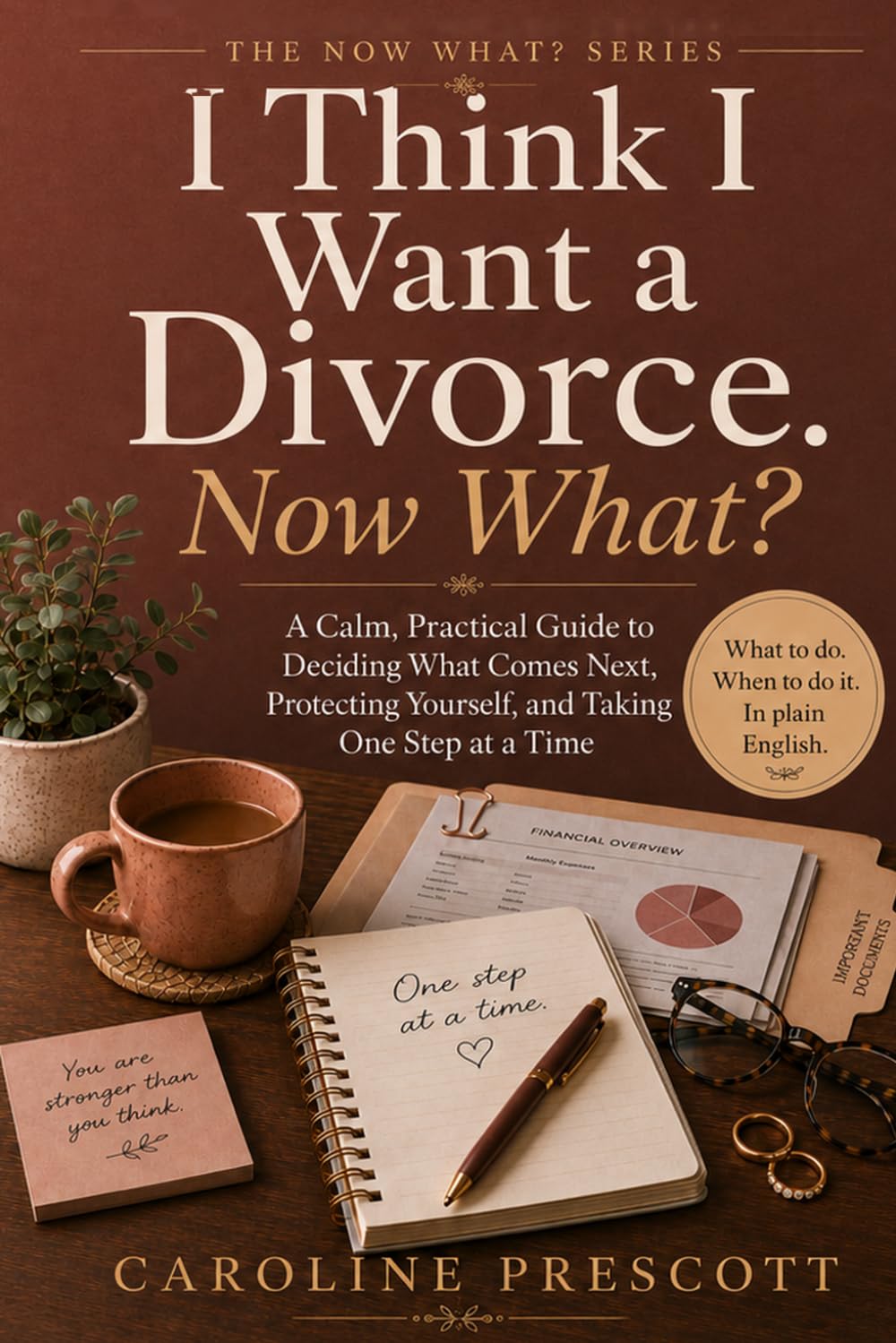 I Think I Want a Divorce. Now What?: A Calm, Practical Guide to Deciding What Comes Next, Protecting Yourself, and Taking One Step at a Time (THE NOW WHAT? SERIES) baixar livro de graça