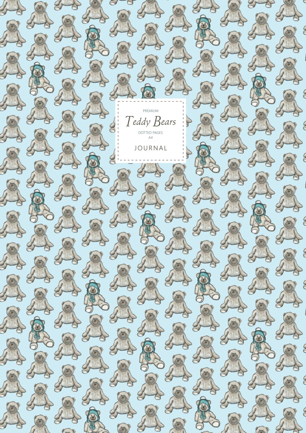 ler totalmente Teddy Bears Journal - Dotted Pages - A4 - Premium: (Blue Edition) Journal 192 dot grid page (A4 / 8.27x11.69 inches / 21x29.7cm / Large)
