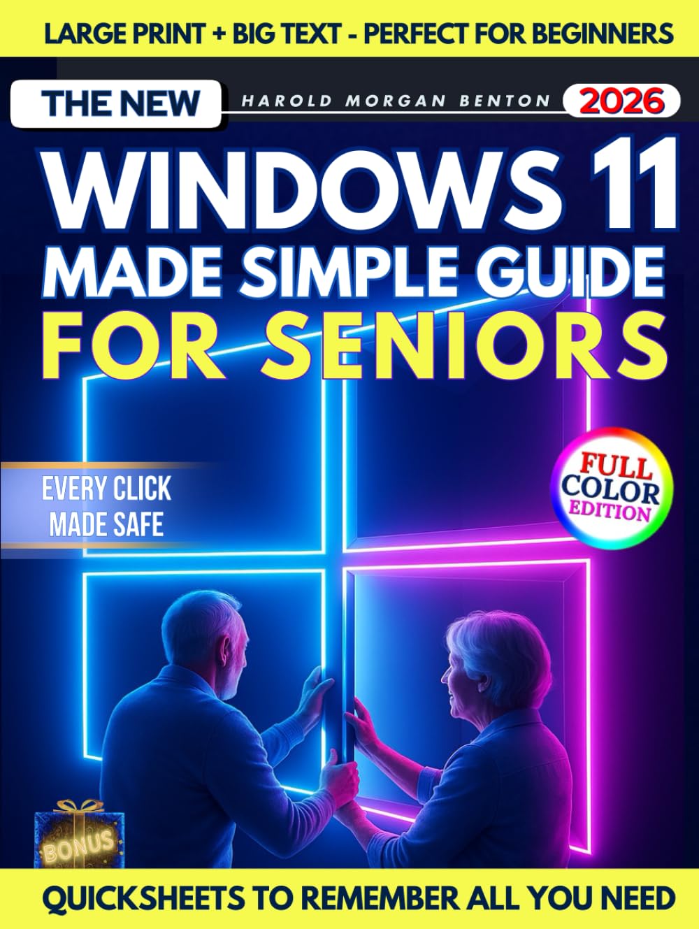 Windows 11 Made Simple for Seniors: A Full-Color Step-by-Step Guide with Big Text to End Confusion, Fix Common Problems, Avoid Costly Mistakes, and Use Your PC With Confidence and Real Independence baixar o livro de graça