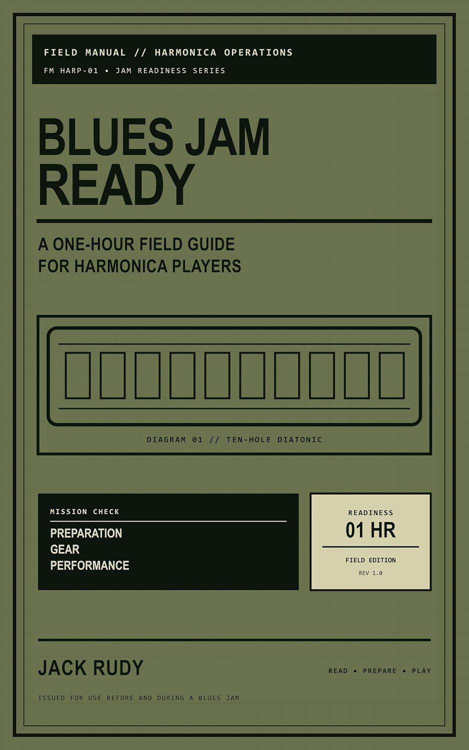 Blues Jam Ready: A One-Hour Field Guide for Harmonica Players (Jam Ready Series) (English Edition) baixar o livro de graça