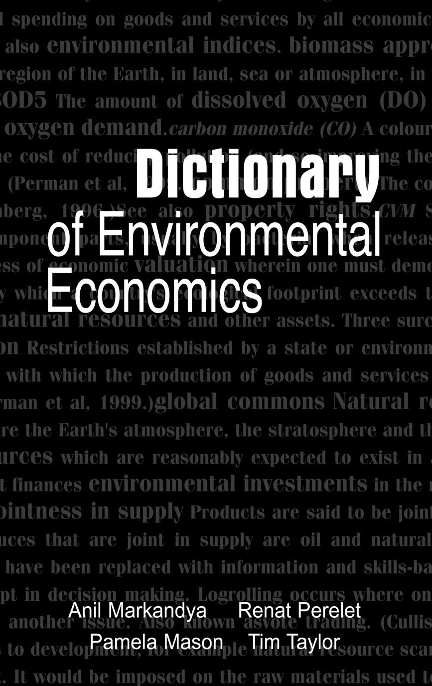 ler totalmente Dictionary of Environmental Economics (English Edition)
