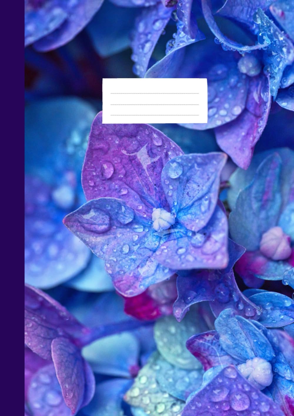 DIN A4 Notizbuch, 150 Seiten, liniert ohne Rand, Lineatur 21 (21x29,7 cm) Hortensien: Heft für Notizen mit durchgängig linierten Seiten, Lila Violette Blumen (German Edition) baixar livro de graça