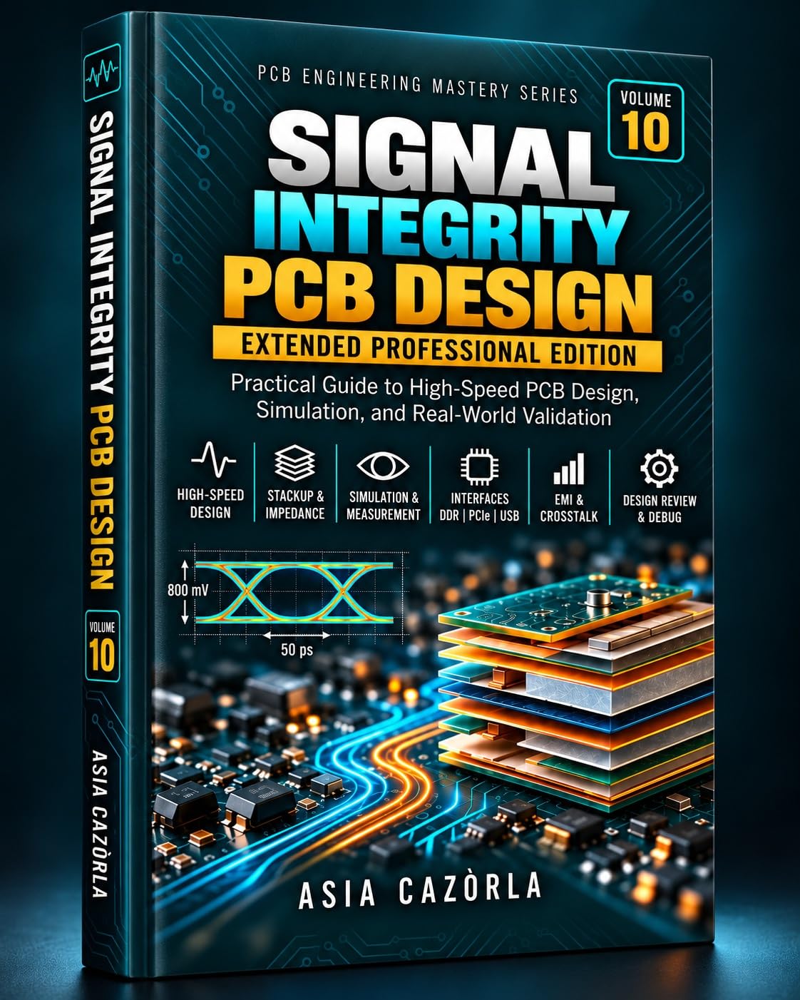 ler totalmente SIGNAL INTEGRITY PCB DESIGN EXTENDED EDITION: Practical Guide to High-Speed Signals, Transmission Lines, Controlled Impedance, Crosstalk, and PCB Validation... Mastery Series Book 10) (English Edition)