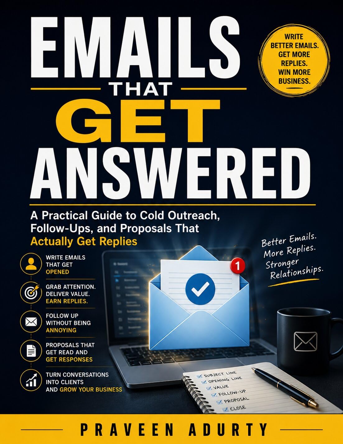 ler totalmente Emails That Get Answered: A Practical Guide to Cold Outreach, Follow-Ups, and Proposals That Actually Get Replies (English Edition)