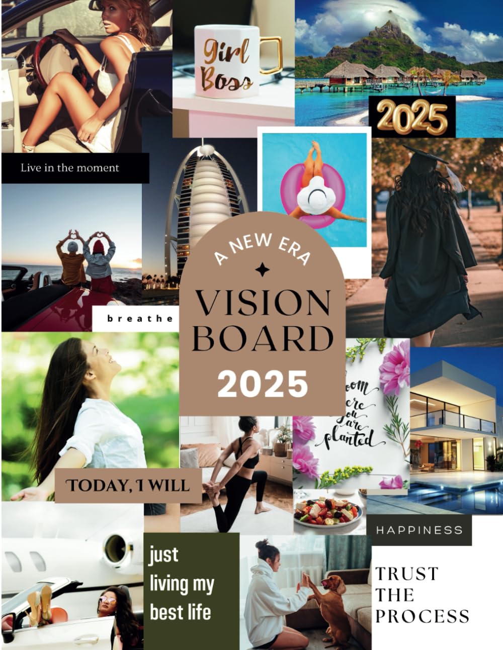 ler totalmente Vision Board Clip Art Book For Women: Create A Powerful Vision Board With This Vast Collection Of Inspiring Images, Quotes And Affirmations For Goal... Your Dreams And Designing Your Destiny