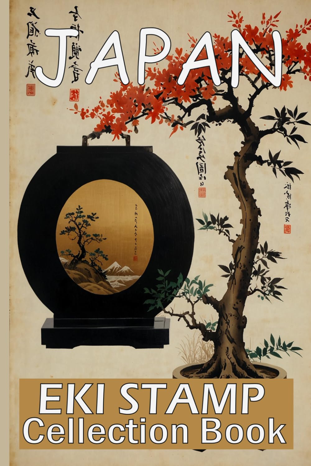 ler totalmente Japan Eki Stamp Travel Journal Book: Travel Collection Notebook to Collect Japanese,Railway Souvenir Stamps, Passport Size