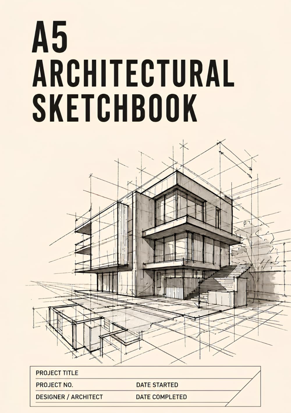capítulo por capítulo baixar A5 Architectural Sketchbook: Blank Sketchbook for Architects, Engineers and Architecture Students — For Design, Floor Plans and Technical Drawing