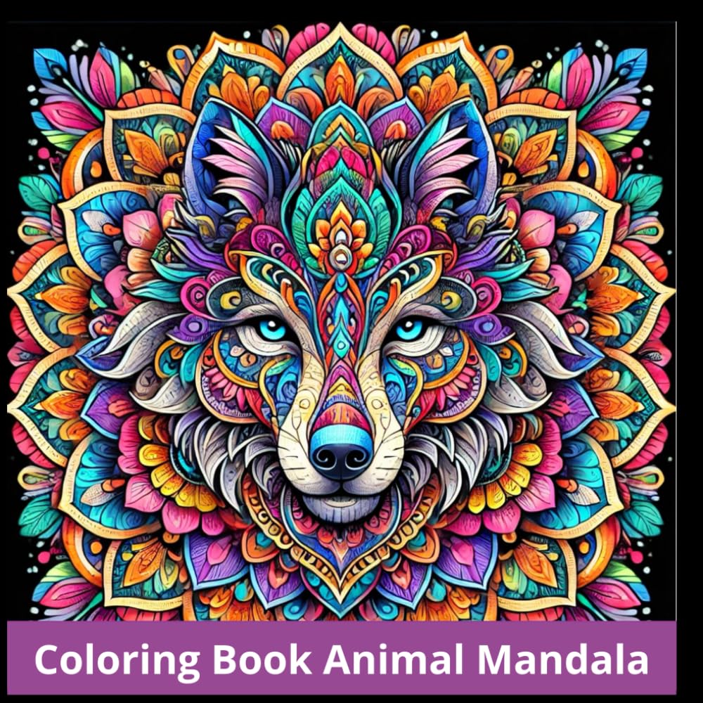 capítulo por capítulo baixar Coloring Book Animal Mandalas - Animal Mandala Illustrations for Adults: Mandala coloring pages of animals. 40 Animal mandala patterns for adults, children and teens. (Dutch Edition)