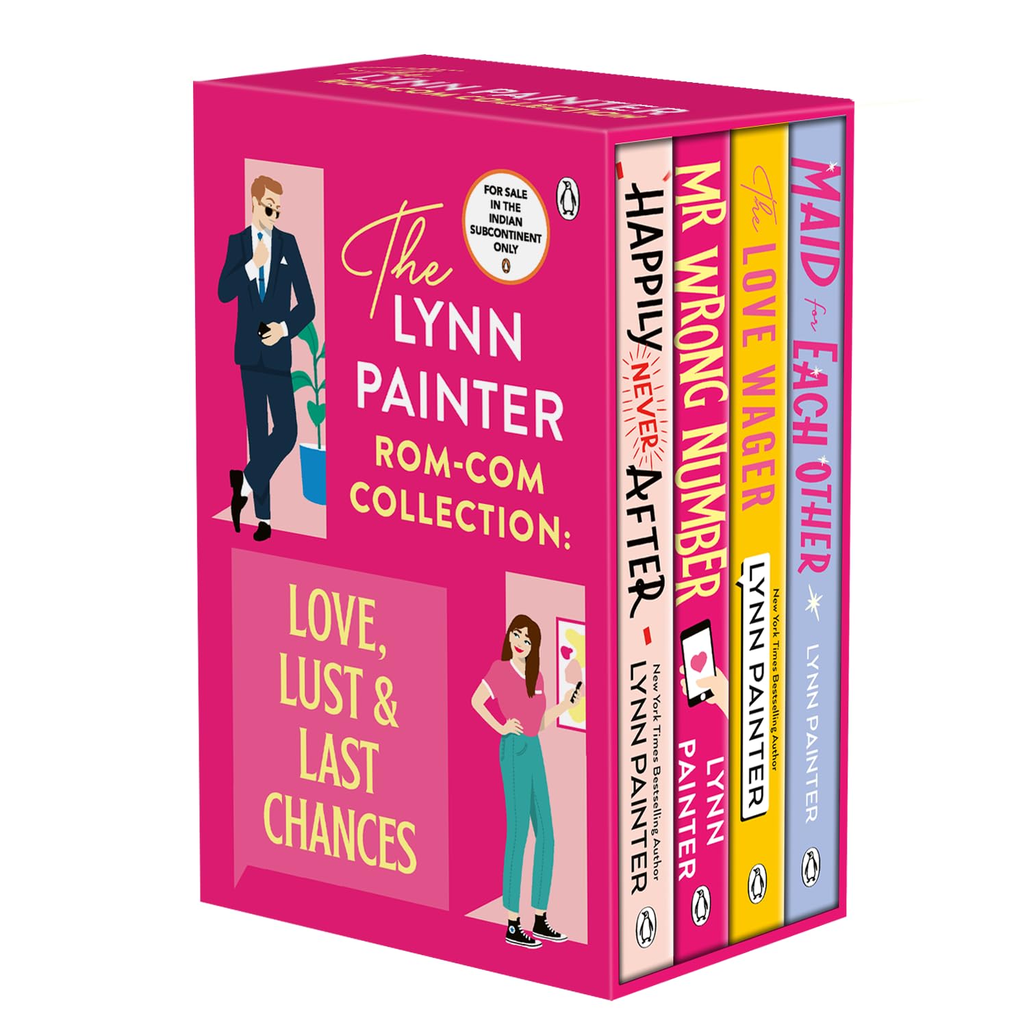 Lynn Painter Rom-Com 4 Books Collection: Love, Luck and Last Chances: Maid for Each Other, Mr. Wrong Number, The Love Wager and Happily Never After | Fake Dating, Forced Proximity and More baixar o livro de graça