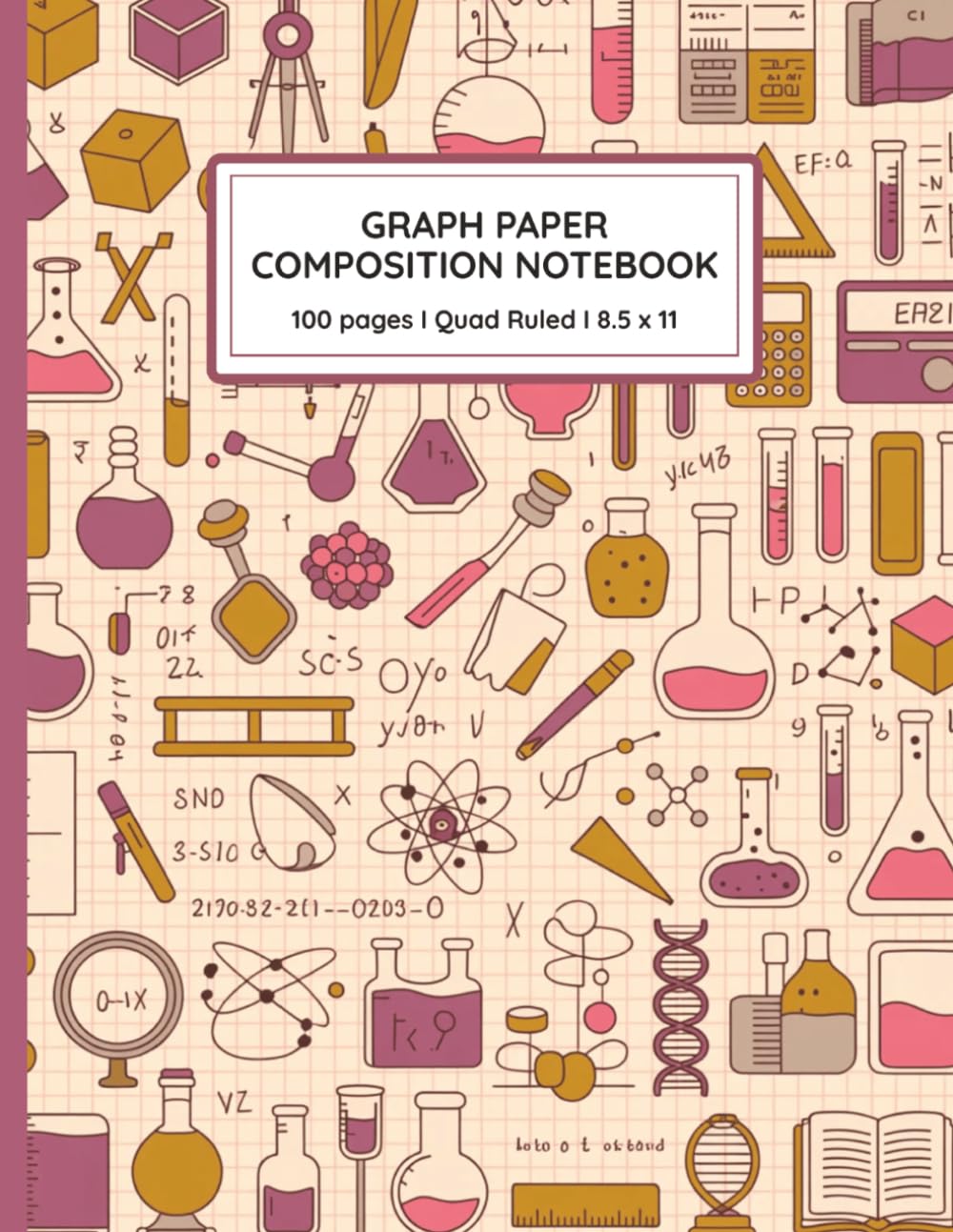 capítulo por capítulo baixar Graph Paper Composition Notebook | Quad Ruled Grid | 100 Pages | 8.5 x 11 | Vintage Purple & Gold Cover | Lab Journal | Biology & Science | DNA &... Student Notebook | Aesthetic Grid Paper