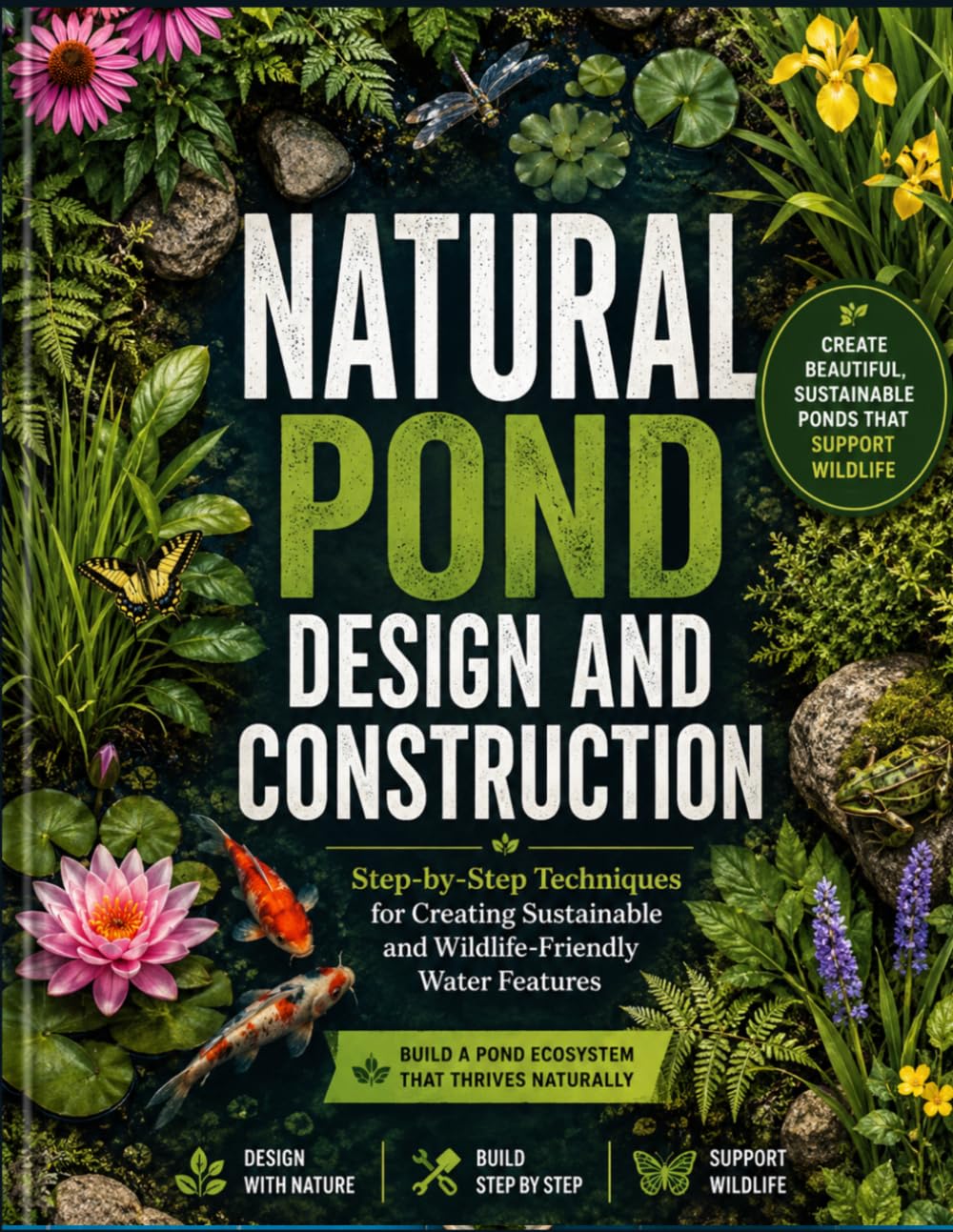 ler totalmente Natural Pond Design and Construction: Step-by-Step Techniques for Creating Sustainable and Wildlife-Friendly Water Features