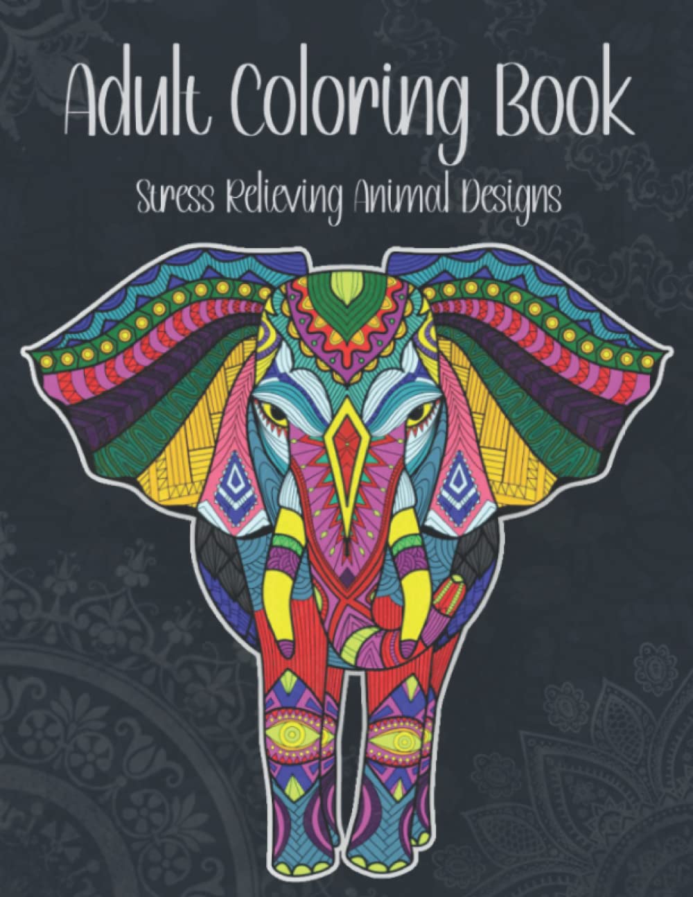 ler totalmente Adult Coloring Book Stress Relieving Animal Designs: 50 Stress Relieving Animals Designs