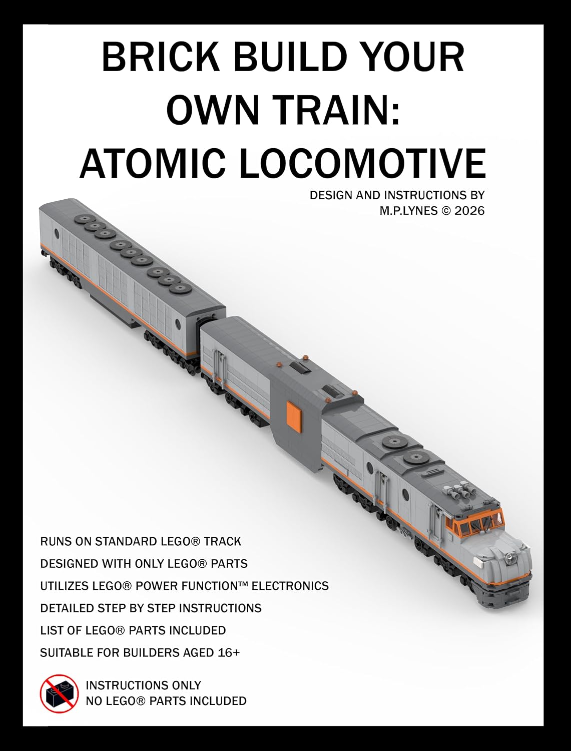BRICK BUILD YOUR OWN TRAIN: ATOMIC LOCOMOTIVE (English Edition) baixar o livro de graça