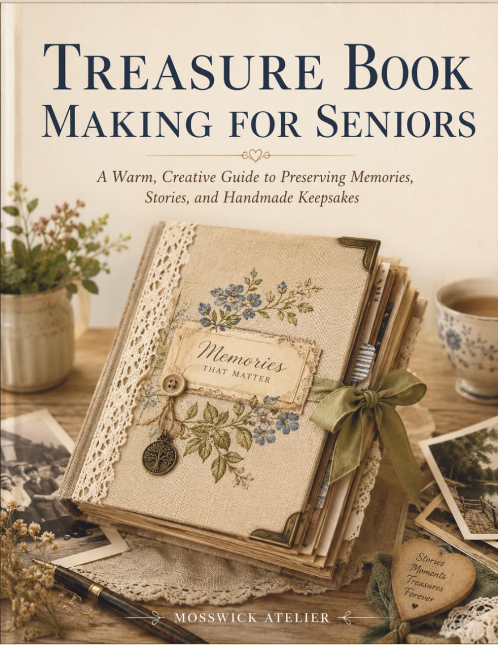 TREASURE BOOK MAKING FOR SENIORS: A Warm, Creative Guide to Preserving Memories, Stories, and Handmade Keepsakes baixar livro de graça