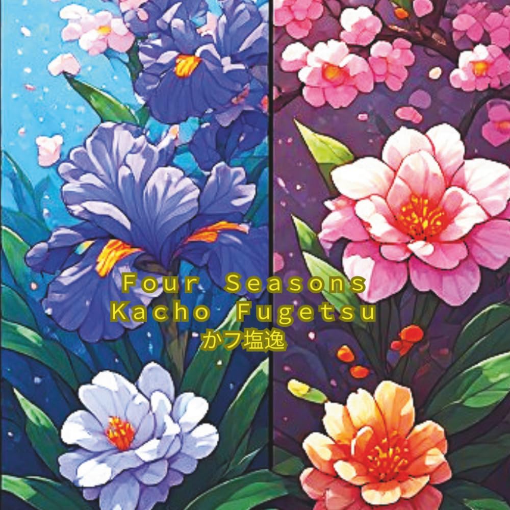 Ｆｏｕｒ Ｓｅａｓｏｎｓ Ｋａｃｈｏ Ｆｕｇｅｔｓｕ かフ塩逸: Colouring Images oF The Four Seasons (culture's and traditions) baixar o livro de graça