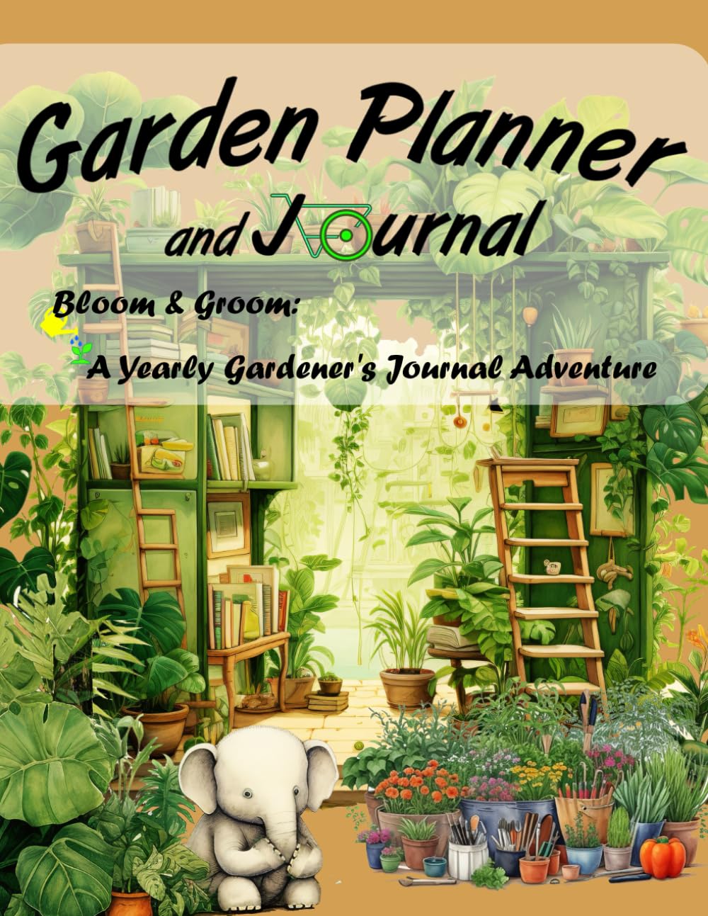 Bloom and Groom Garden Planner and Journal: 12 Undated Months and 50 Plants Care Record Sheets from Seed or Plant and More baixar livro de graça