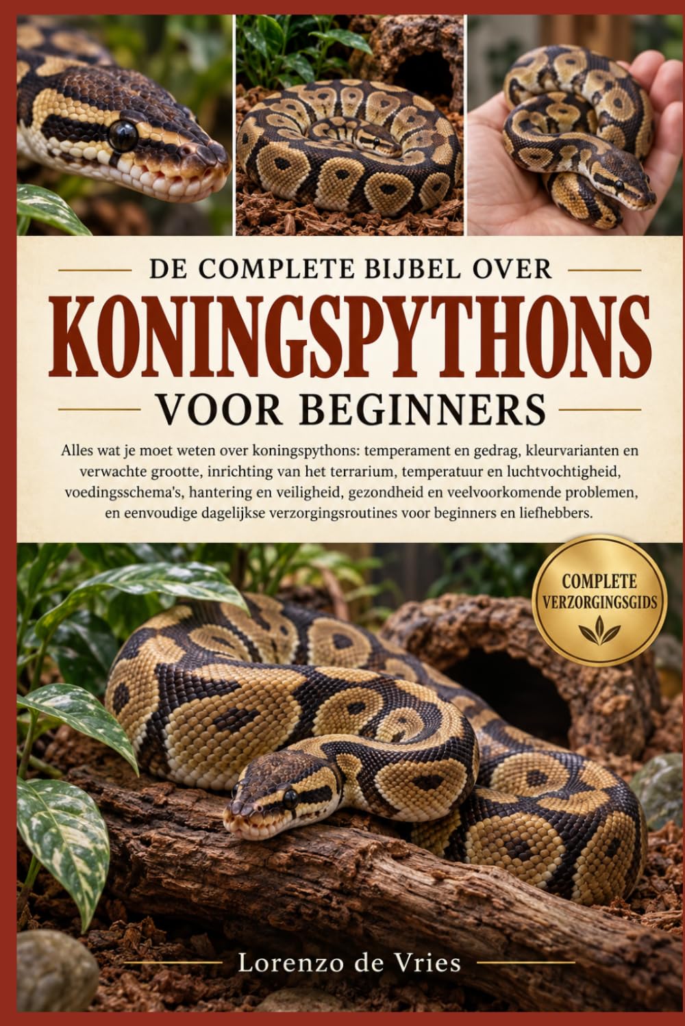 de Complete Bijbel Over Koningspythons Voor Beginners: Alles wat je moet weten over koningspythons: temperament en gedrag,... voor beginners en liefhebbers. baixar o livro de graça
