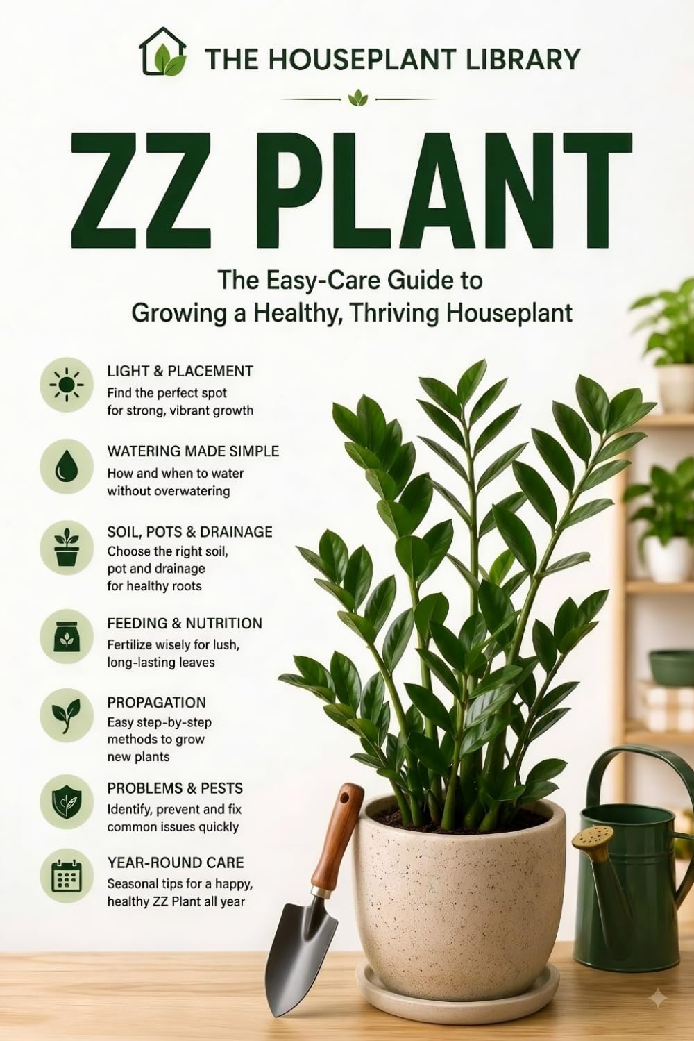 ler totalmente ZZ Plant: The Easy-Care Guide to Growing, Watering, Propagating, and Keeping a Healthy, Thriving Houseplant: 10