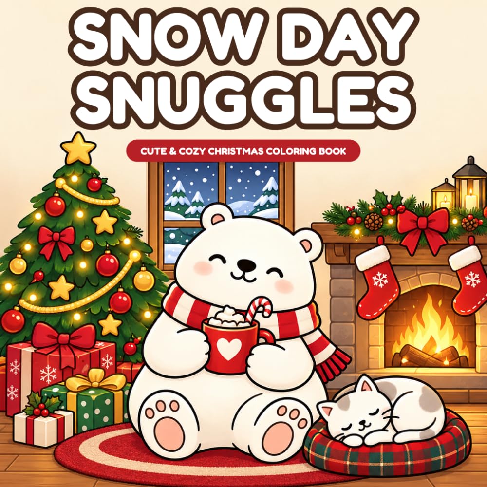 ler totalmente Snow Day Snuggles: Cute and Cozy Christmas Coloring Book for Adults with Relaxing Holiday Scenes (Snuggle Bear Seasons)