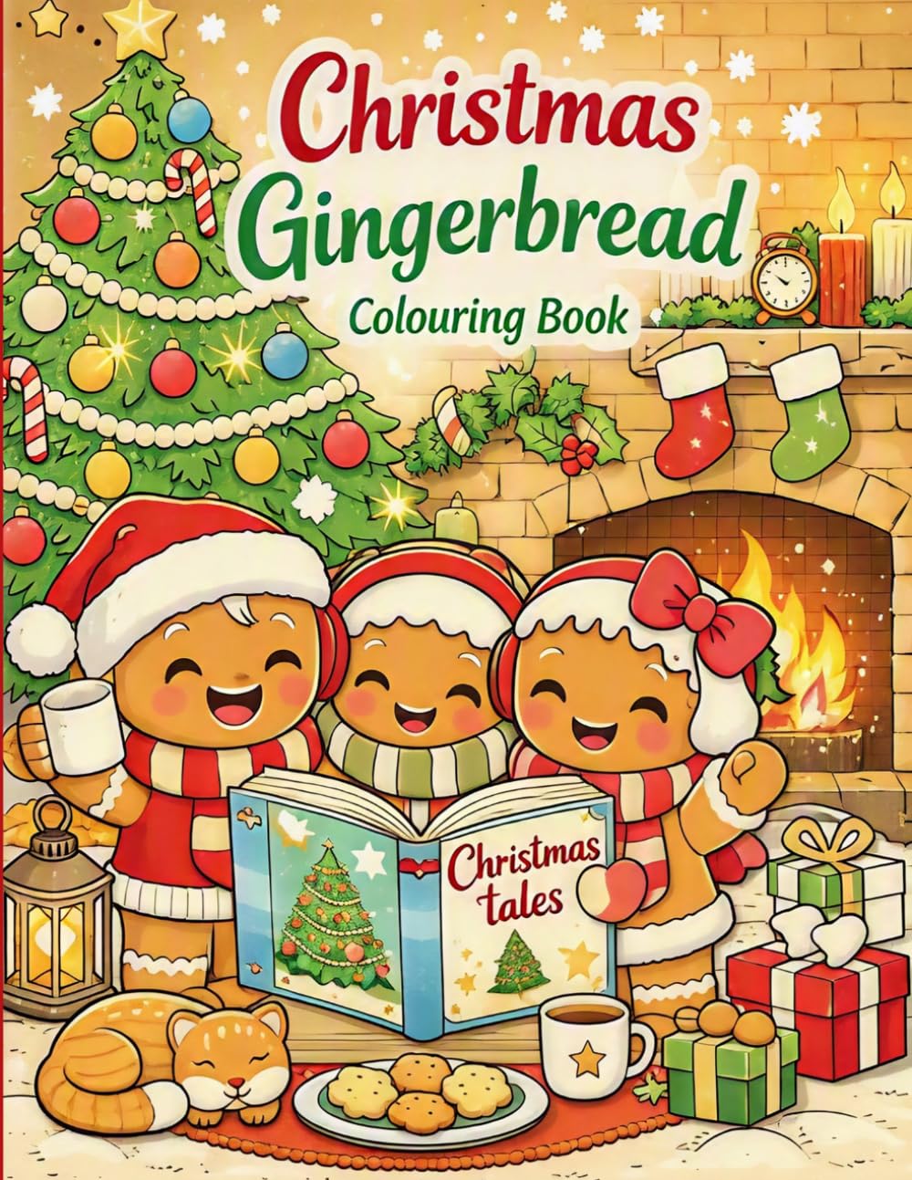 ler totalmente Christmas Gingerbread: A Colouring Book 2026 Edition: Paperback • 8.5 × 11 • Christmas Gingerbread Colouring Book • Fine Line Illustrations • Holiday... • Perfect for All Ages (Kids that Colour)