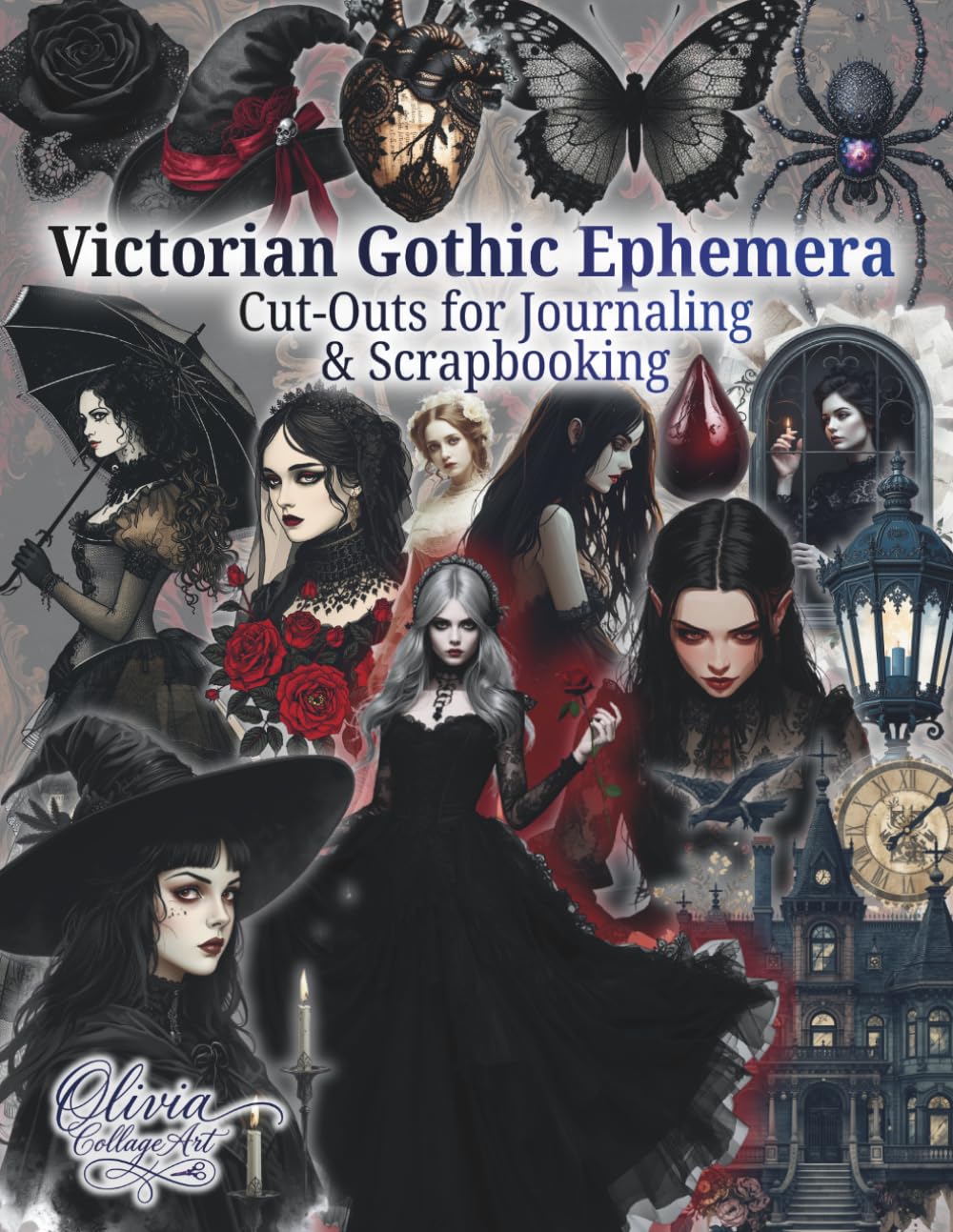 capítulo por capítulo baixar Victorian Gothic Ephemera: Over 220 Victorian Gothic Cut-Outs for Junk Journals, Scrapbooking, Collage Art, Fussy Cutting, Mixed Media and Creative Paper Crafts