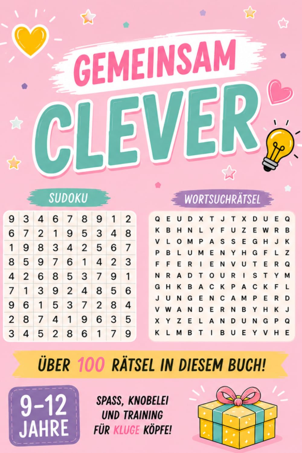 capítulo por capítulo baixar Gemeinsam clever: Rätselbuch für Kinder und Teenager von 9–12 Jahren – gemeinsame Rätsel und ein schönes Geschenk (German Edition)