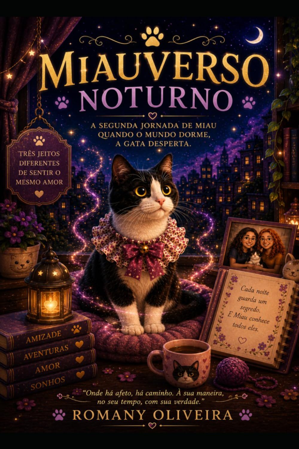 Miauverso Noturno: A segunda jornada de Miau quando o mundo dorme, a gata desperta. (Miauverso da Miau) (Portuguese Edition) baixar livro de graça