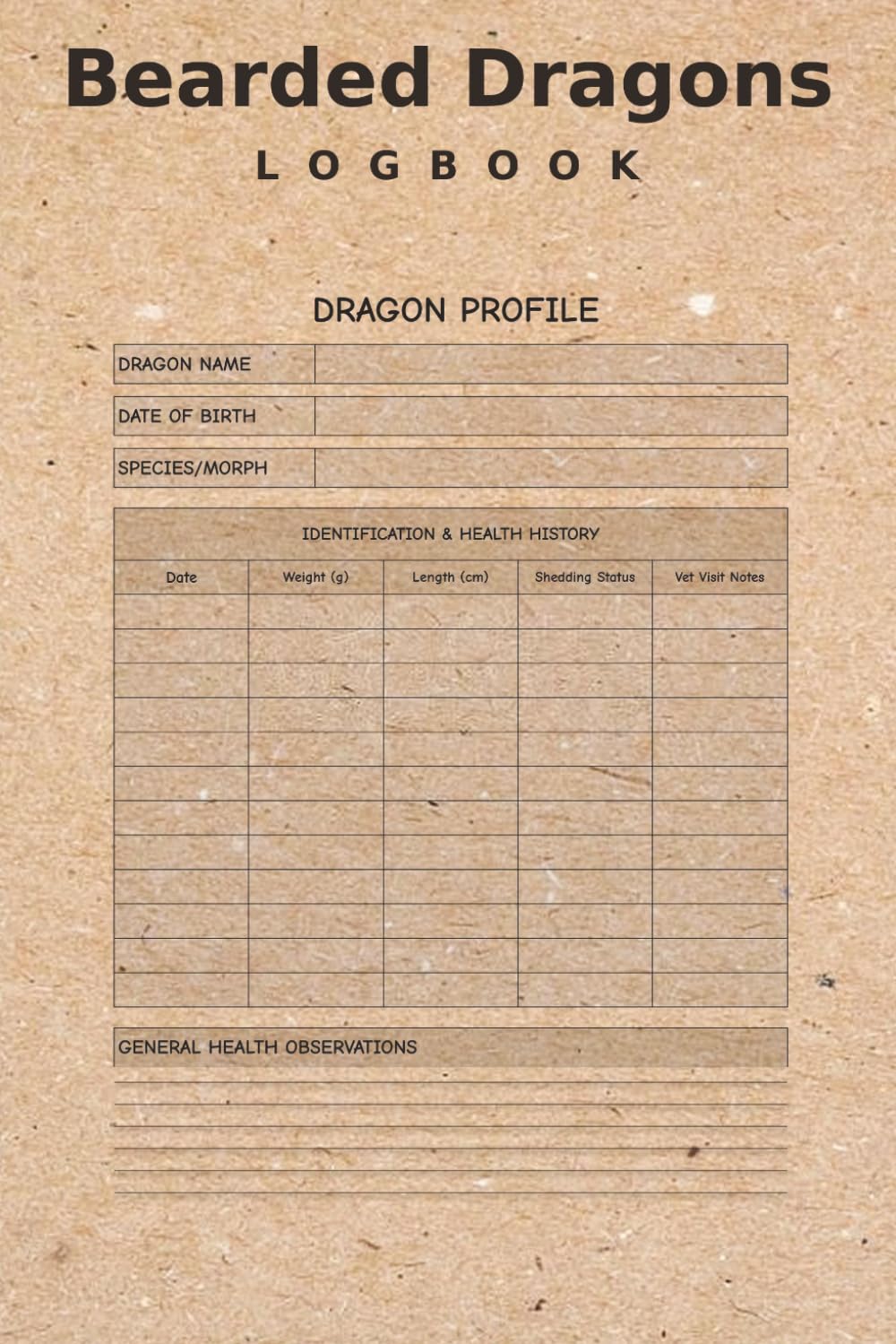 capítulo por capítulo baixar Bearded Dragon Care Logbook: Track Daily Feeding, Health, Growth, and Habitat for a Happy Healthy Pet