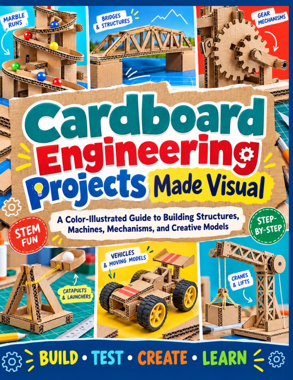 Cardboard Engineering Projects Made Visual: A Color-Illustrated Guide to Building Structures, Machines, Mechanisms, and Creative Models baixar o livro de graça