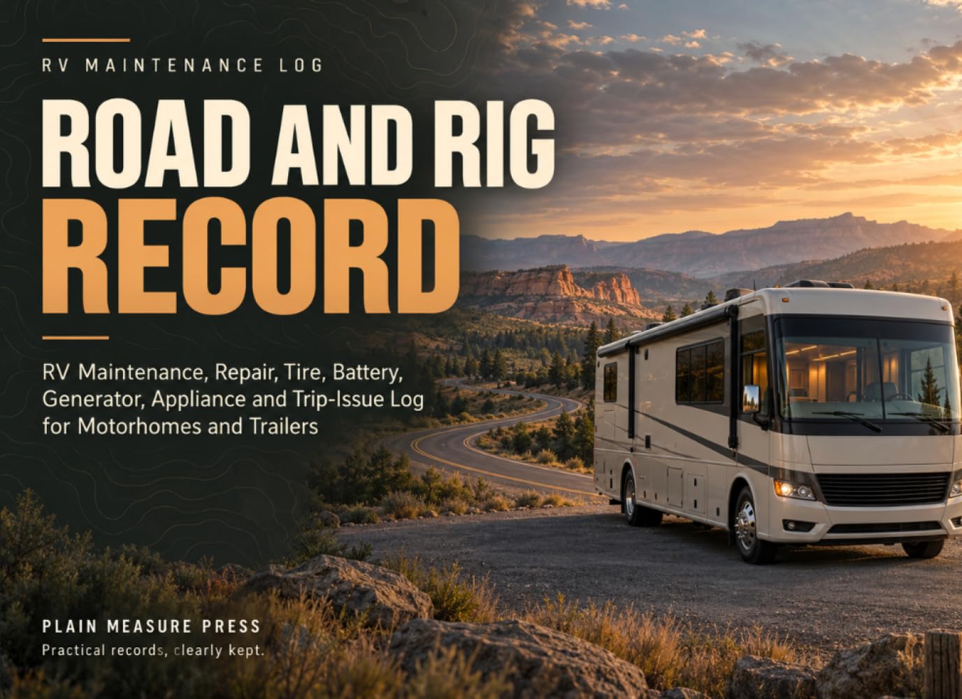Road and Rig Record: RV Maintenance, Repair, Tire, Battery, Generator, Appliance and Trip-Issue Log for Motorhomes and Trailers baixar o livro de graça