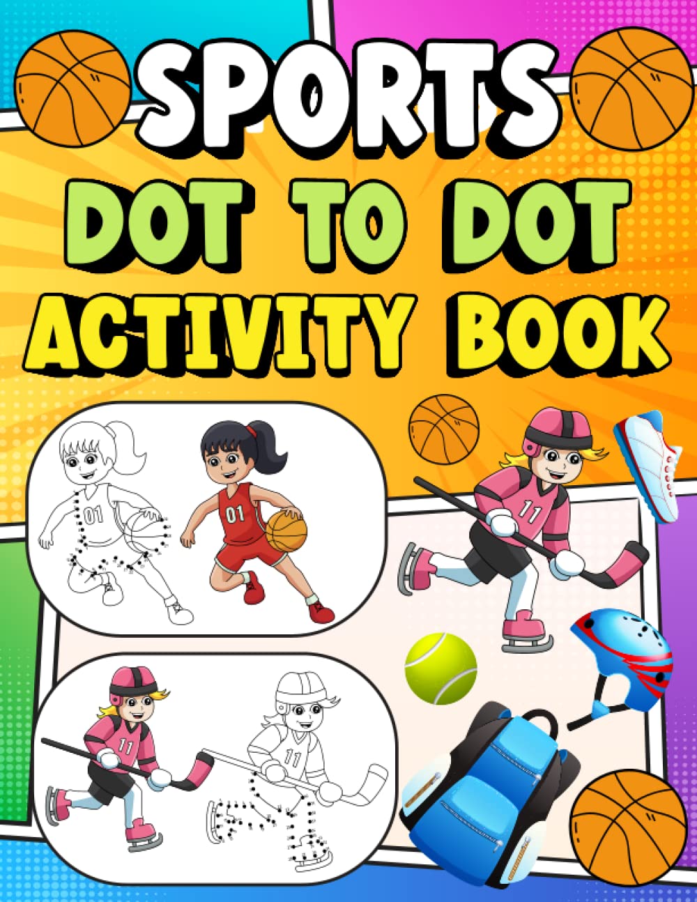 Sports dot to dot activity book: A Fun Kid Workbook Game for Learning Sports Coloring with Dot To Dot Book for boys and girls baixar livro de graça