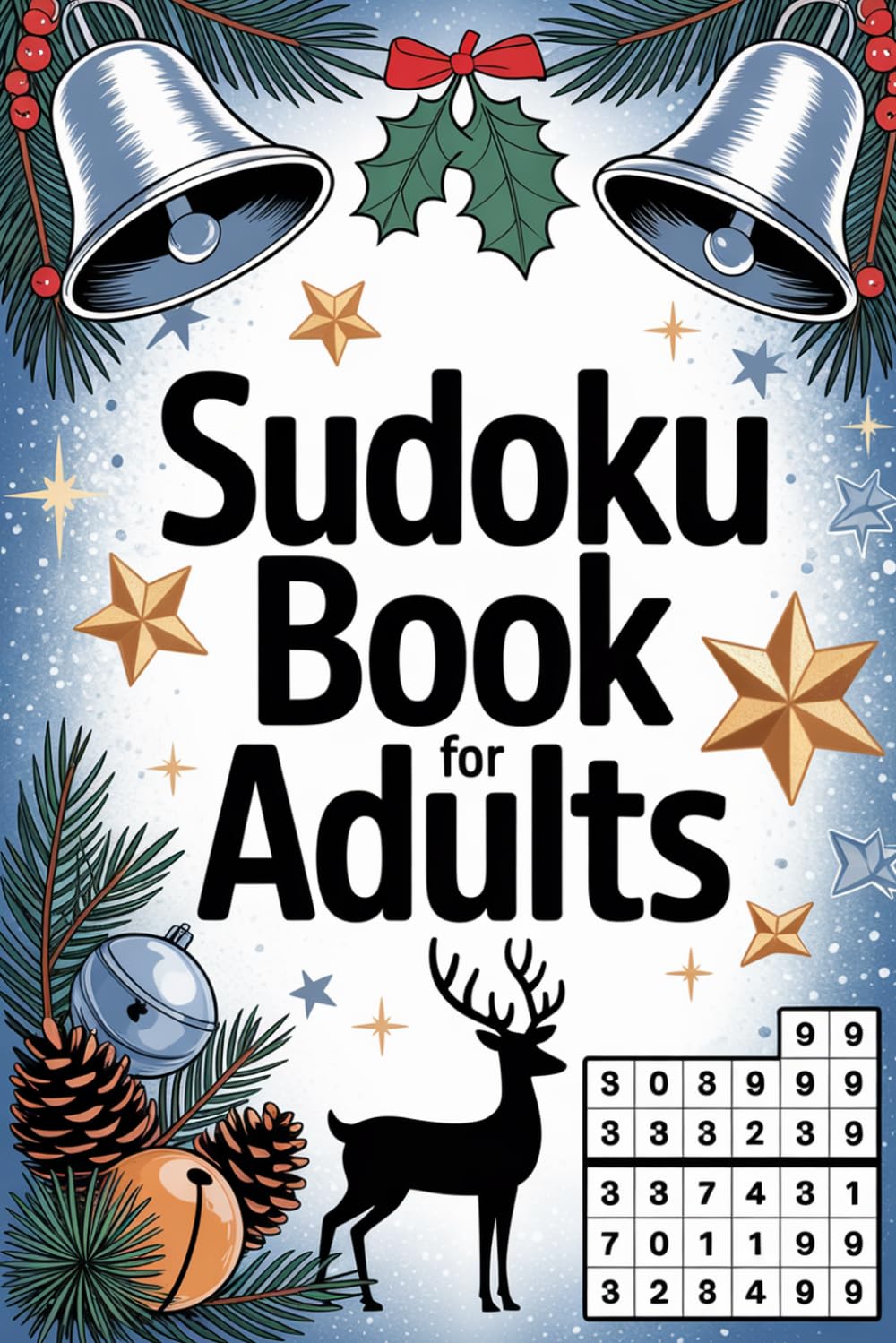 ler totalmente Sudoku Book for Adults: Inspiring Logic Puzzle Workbook for Grown-Ups with Christmas Theme