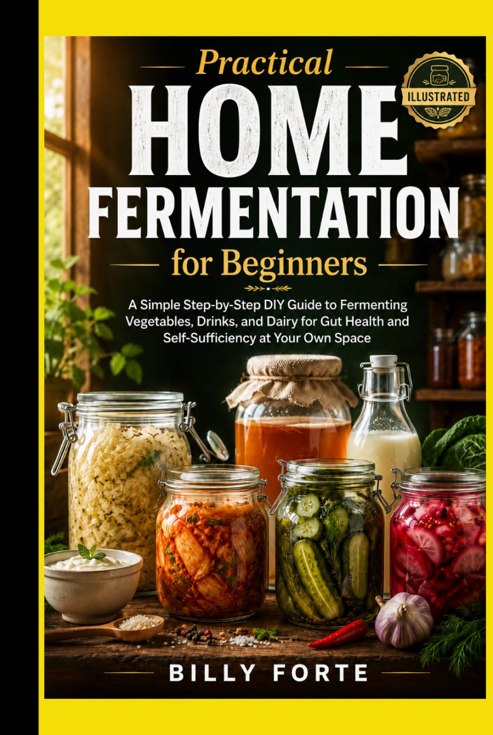 ler totalmente Practical Home Fermentation for Beginners: A Simple Step-by-Step DIY Guide to Fermenting Vegetables, Drinks, and Dairy for Gut Health and Self-Sufficiency at Your Own Space.