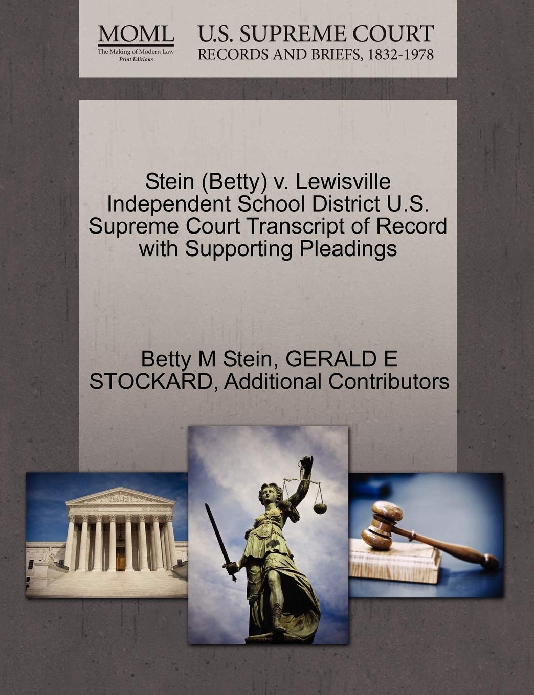 Stein (Betty) v. Lewisville Independent School District U.S. Supreme Court Transcript of Record with Supporting Pleadings baixar o livro de graça