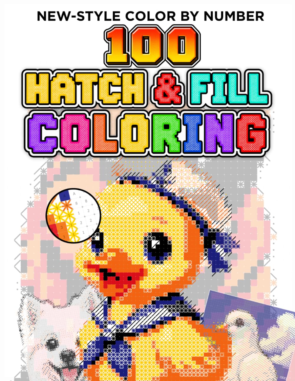 Hatch & Fill Coloring: Animals: 100 Mystery Pictures to Hatch, Color & Reveal — A Fun and Creative Coloring Experience for Adults baixar livro de graça