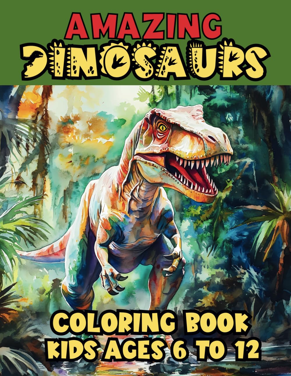 ler totalmente Amazing Dinosaur Colouring Book For Kids Ages 6 to 12: Explore the World of Dinosaurs and Bring Them to Life with Your Own Colors! Hours of Colouring Fun for Kids.