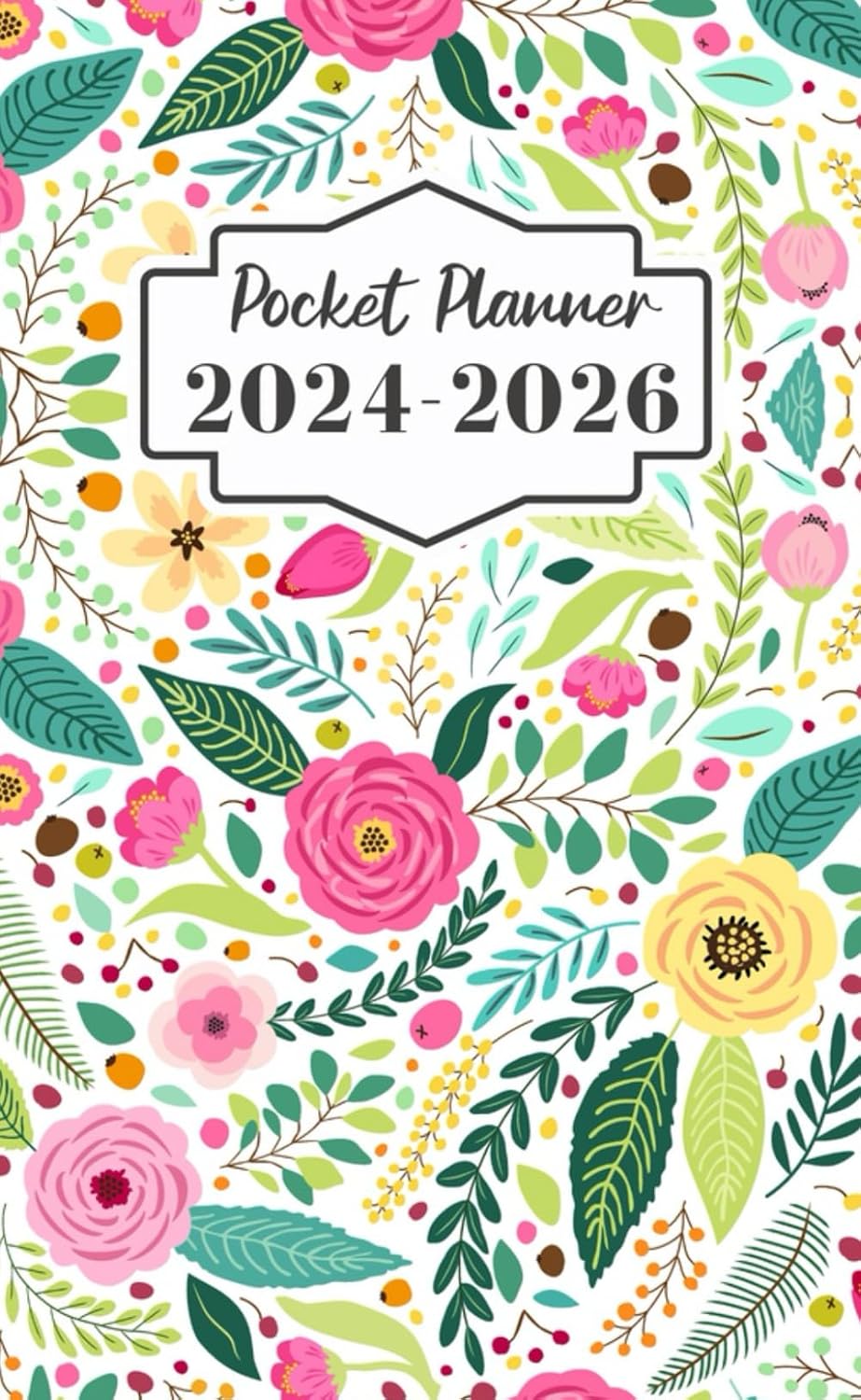 Pocket calendar 2024-2026 for purse: 3 year small size monthly planner for women January 2024 to December 2026 | flower cover baixar o livro de graça
