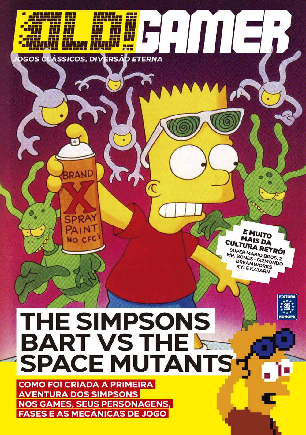 ler totalmente Bookzine OLD!Gamer - Volume 12: The Simpsons Bart Vs. The Space Mutants