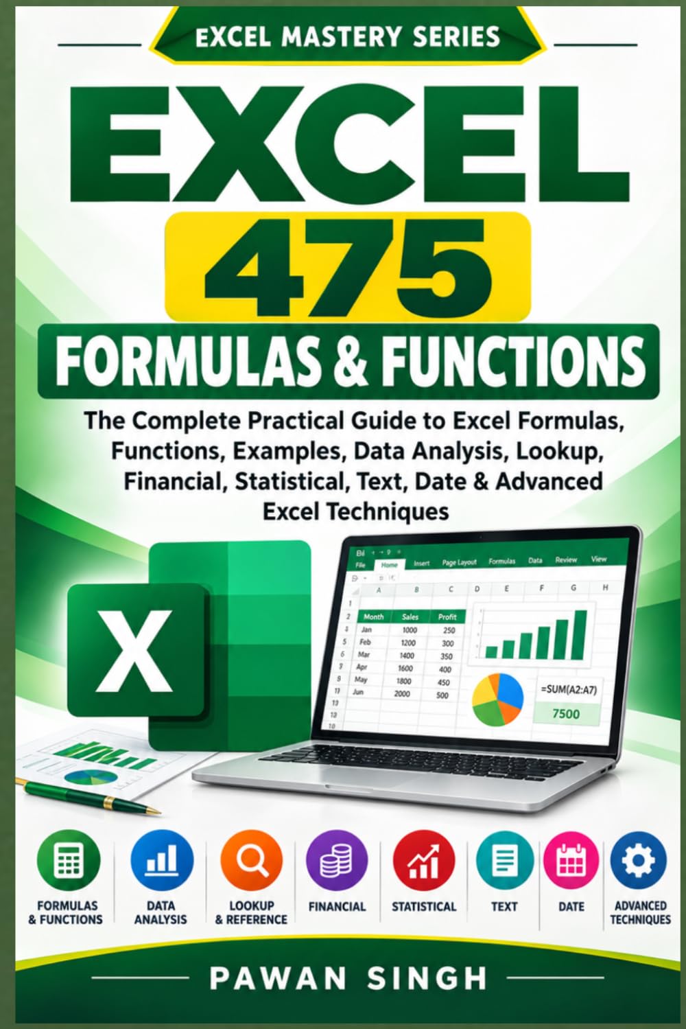 EXCEL 475 FORMULAS & FUNCTIONS: A Practical Guide to Excel Formulas, Functions, Examples & Data Analysis baixar livro de graça