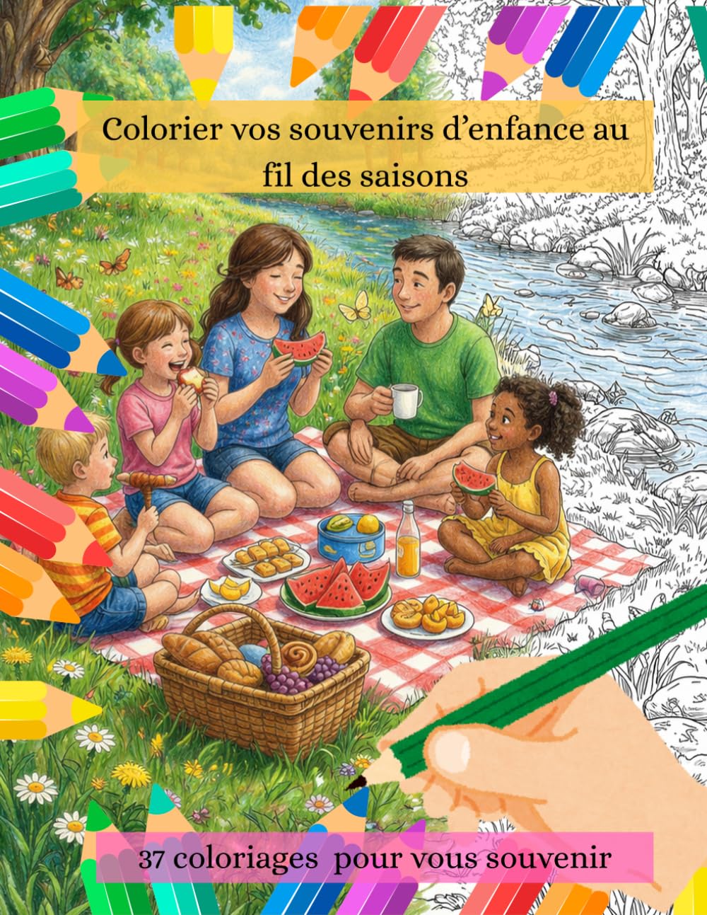 ler totalmente Colorier vos souvenirs d'enfance au fil des saisons.: Coloriage créatif à travers les saisons: revivez vos plus beaux souvenirs d'enfance. (French Edition)