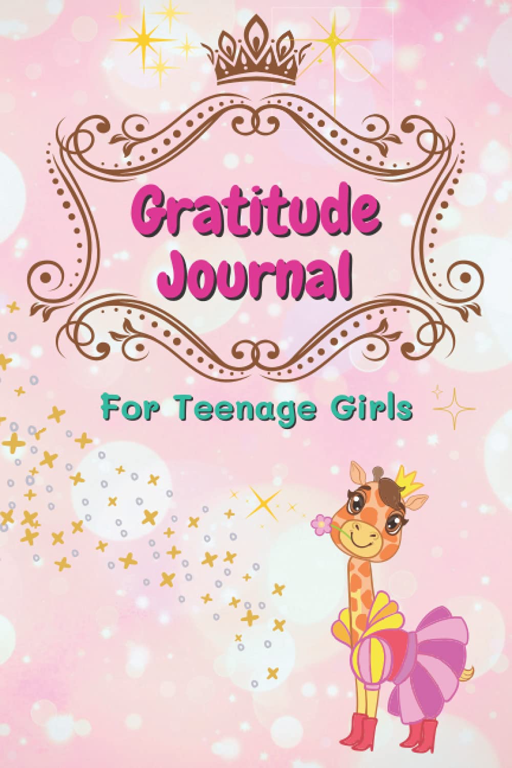 Gratitude Journal For Teenage Girls: Simple notes to increase gratitude and happiness for teenage girls. Cute giraffe princess cartoon cover, color inside, size 6x9, 120 pages, softcover. baixar livro de graça