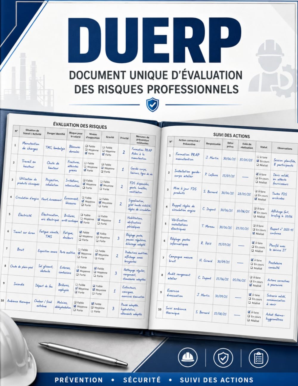 capítulo por capítulo baixar Document Unique de l'Évaluation des Risques Professionnels 2026 - DUERP: Registre DUERP pour identifier, évaluer et prévenir les risques... et mise à jour, Format A4 (French Edition)