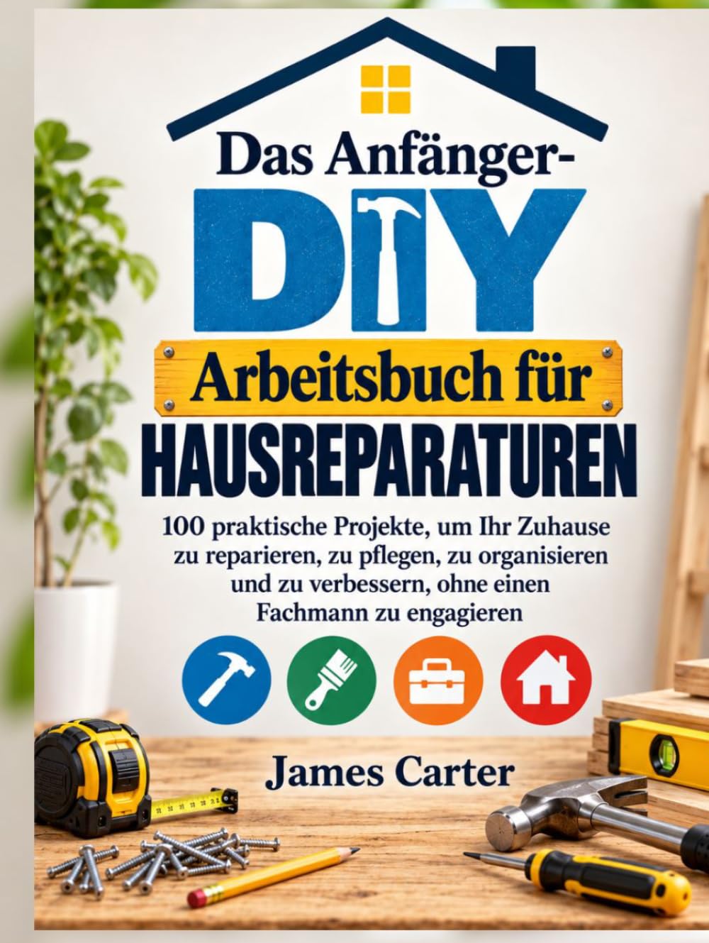 Das Anfänger-DIY Arbeitsbuch für Hausreparaturen: 100 praktische Projekte, um Ihr Zuhause zu reparieren, zu pflegen, zu organisieren und zu... einen Fachmann zu engagieren (German Edition) baixar livro de graça