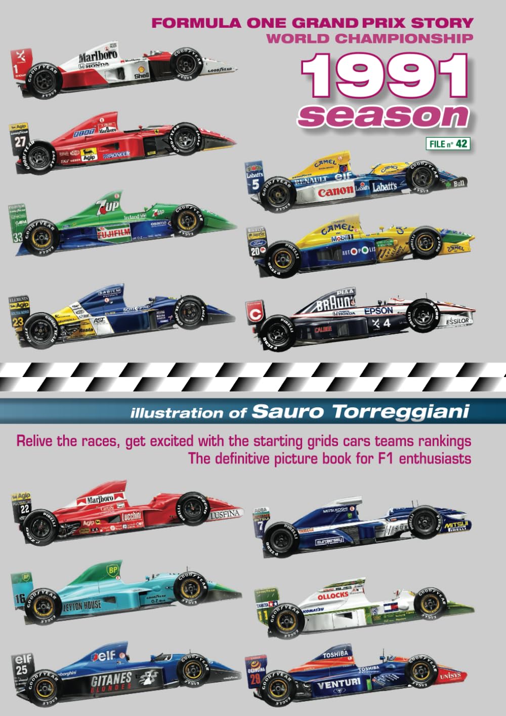 ler totalmente Formula One Grand Prix Story 1991 Season World Championship: Relive the races, enjoy with the starting grids cars teams rankings. The definitive picture book for F1 enthusiasts